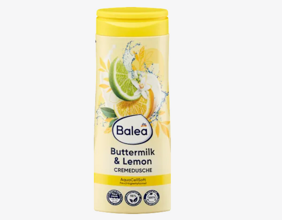 Baléa - Crème de douche Buttermilk & Lemon, 300 ml