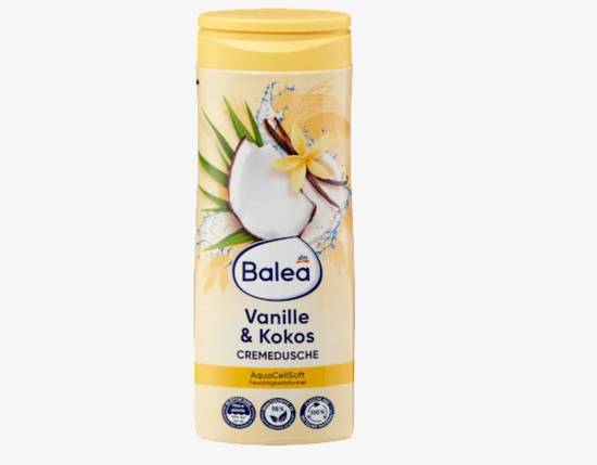 Baléa - Crème de douche Vanille & Noix de coco, 300 ml