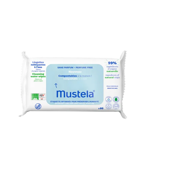 Mustela - BEBE - Lingettes Nettoyantes à l&