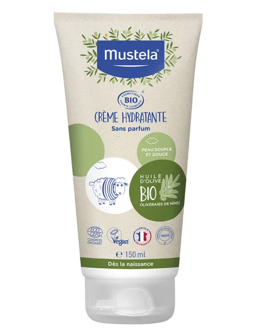 Mustela - BÉBÉ - Crème Hydratante Bio, 150ml