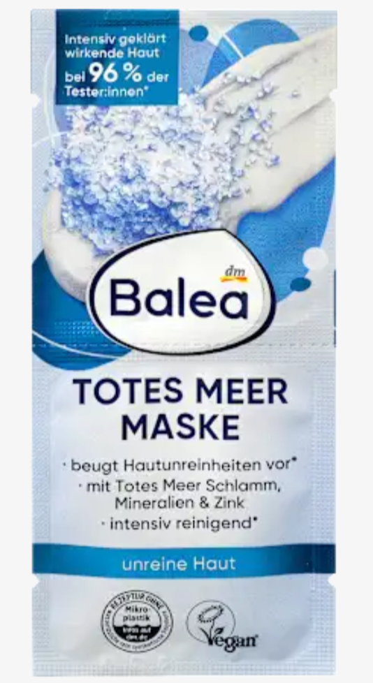 Baléa - Masque facial Mer Morte (2x8 ml), 16 ml