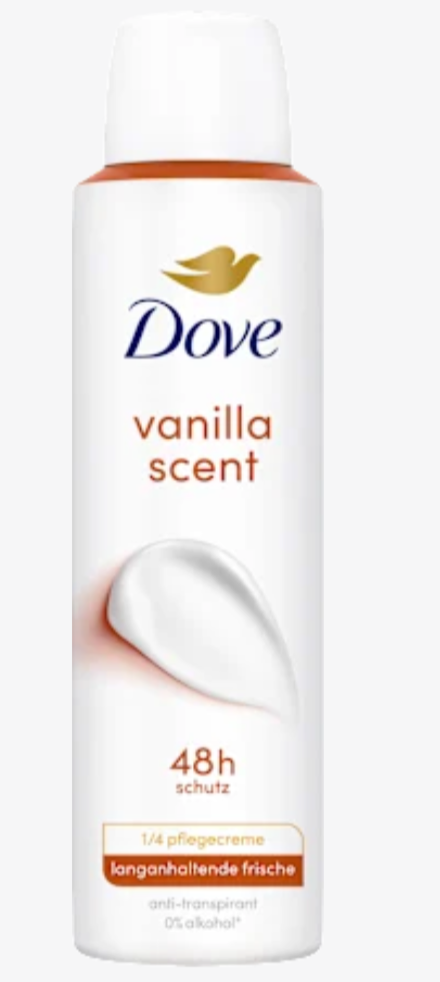 Dove - Déodorant anti-transpirant Vanilla Scent, 150 ml