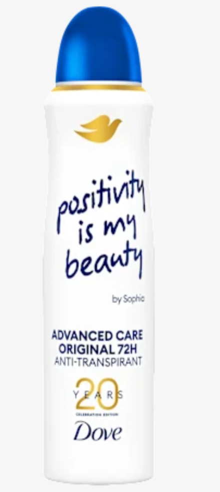 Dove - Anti-transpirant Déodorant Advanced Care Original, 150 ml