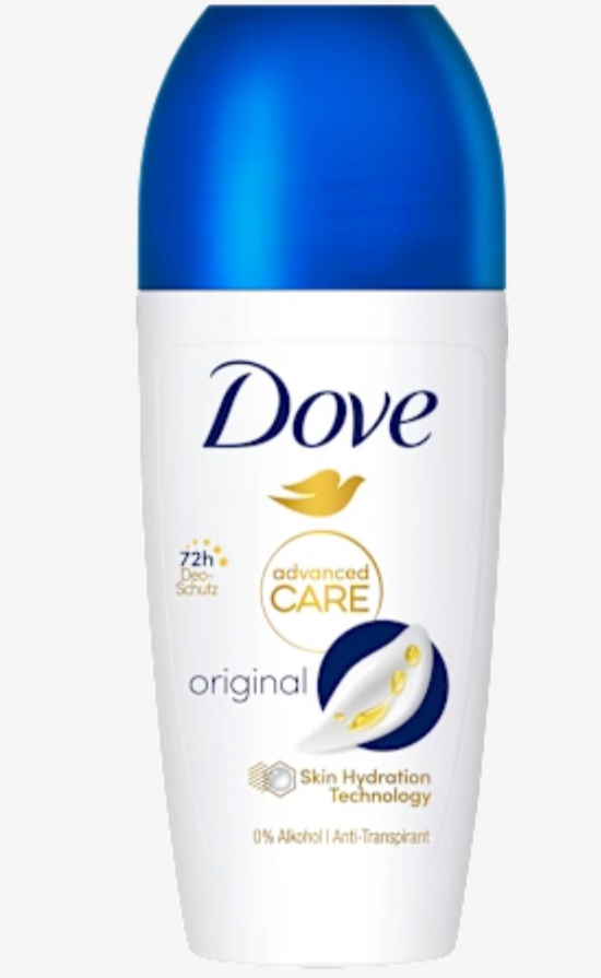 Dove - Anti-transpirant Deo Roll-on Advanced Care Original, 50 ml