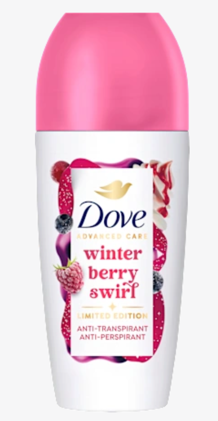 Dove - Antisudorifique Deo Roll-on Advanced Care winter berry swirl, 50 ml
