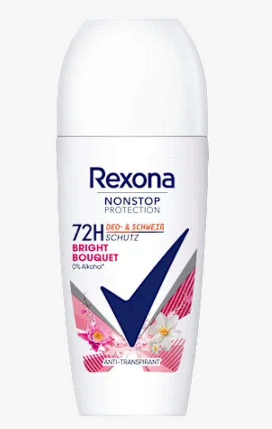 Rexona - Anti-transpirant Deo Roll-on Nonstop Protection Bright Bouquet, 50 ml