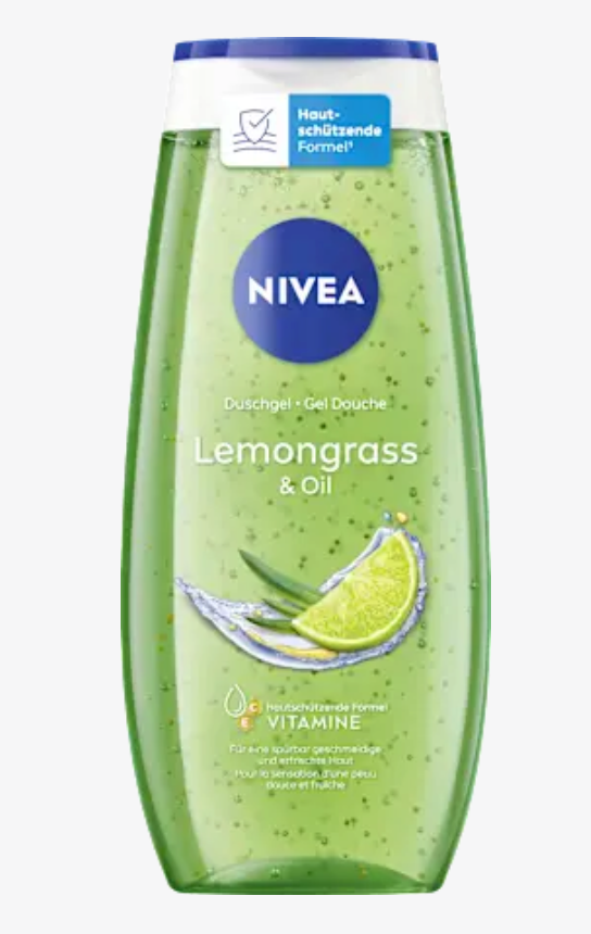 Nivea - Gel douche Lemongrass & Oil, 250 ml