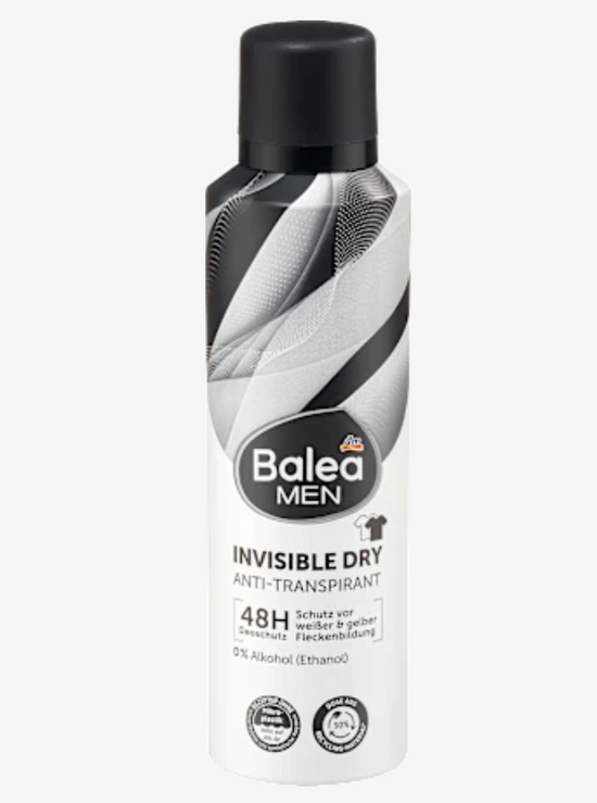 Balea - Déodorant spray Invisible Dry, 200 ml