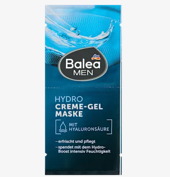 Balea - Masque visage crème-gel hydratant, 16 ml