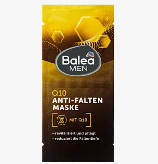 Balea - Masque visage Q10 anti-rides, 16 ml