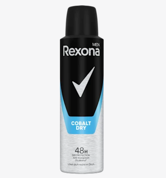 Rexona - Déodorant spray  Cobalt Dry, 150 ml