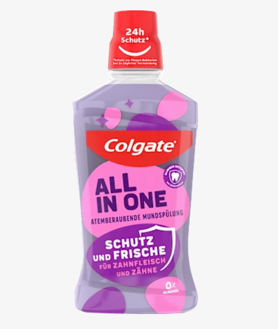Colgate - Bain de bouche All in One, 500 ml