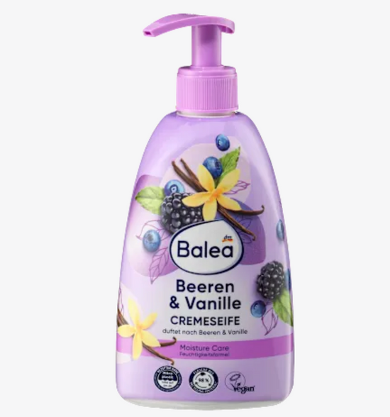 Baléa - Savon à la crème aux baies et à la vanille, 500 ml