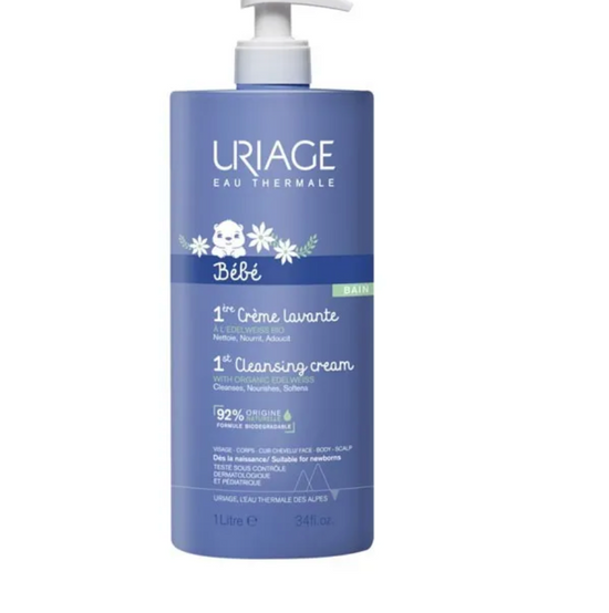 Uriage - BEBE - 1ère Crème Lavante, 1L
