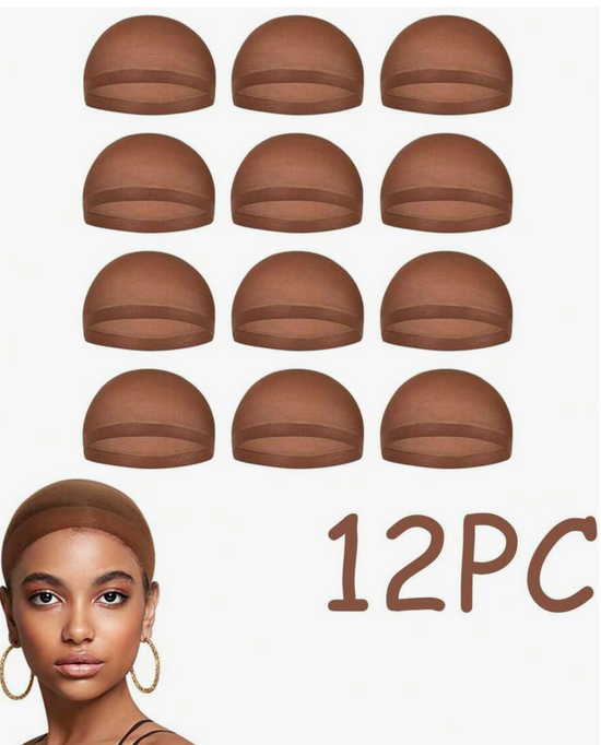 Set de Bonnets de Perruque - 12 Pièces