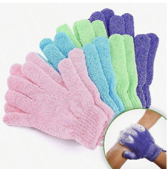 Gants de Douche Exfoliants - 2 Lots