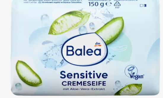Balea - Savon solide crème Sensitive, 150 g