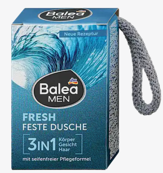 Balea - Douche solide Fresh 3en1, 100 g