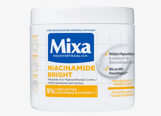Mixa - Crème de soin Niacinamide Bright, 400 ml