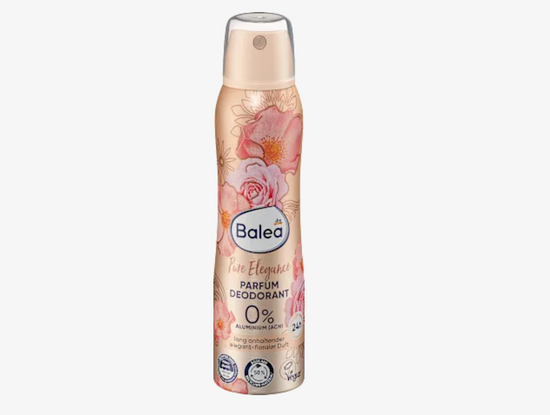 Balea - Déodorant parfumé en spray Pure Elegance, 150 ml