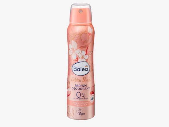 Balea - Déodorant parfumé en spray Golden Blush, 150 ml