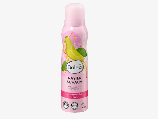 Balea - Mousse à raser à l’huile d’avocat et à la vitamine E, 150 ml