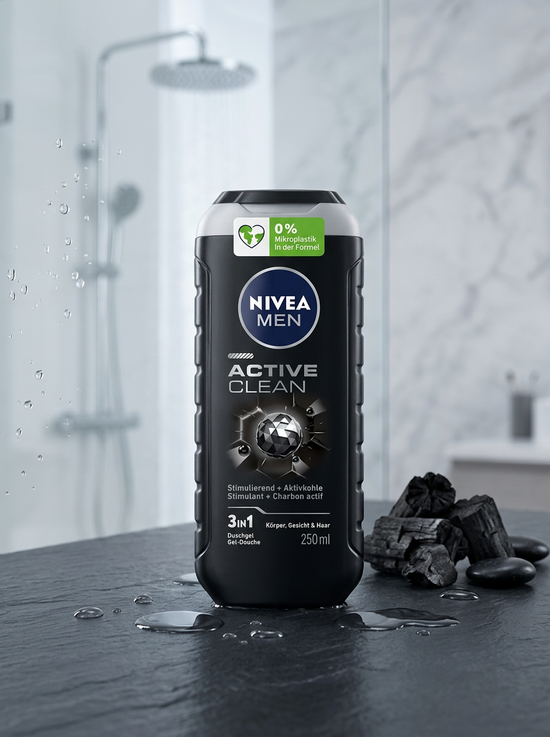 Nivea - Gel douche Active Clean, 250 ml