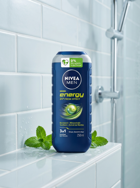 Nivea - Gel douche Energy, 250 ml